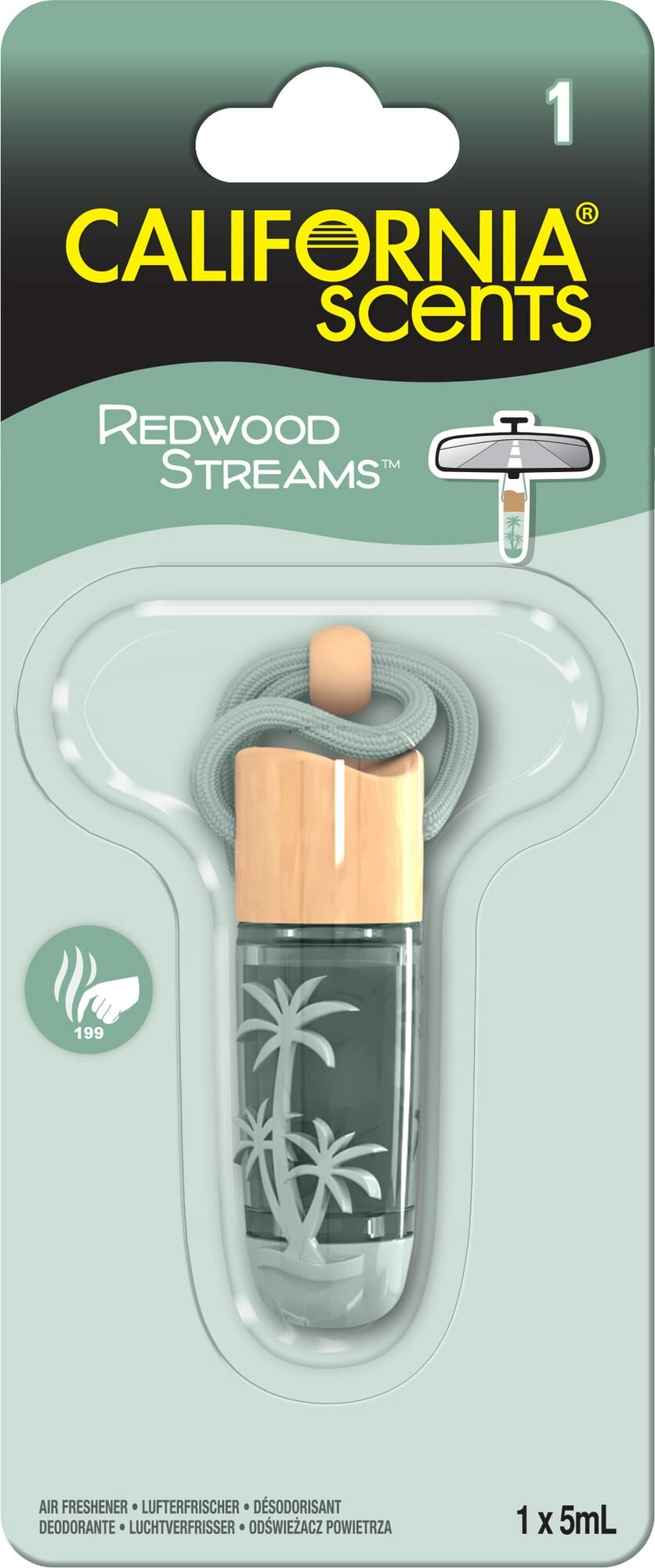 E-shop California Scents Redwood Streams osviežovač vzduchu do auta a interiéru 24 ks