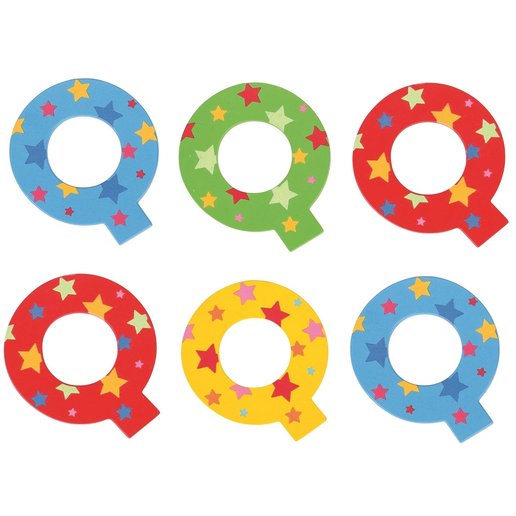 E-shop Bigjigs Toys hviezdičkové písmenko Q
