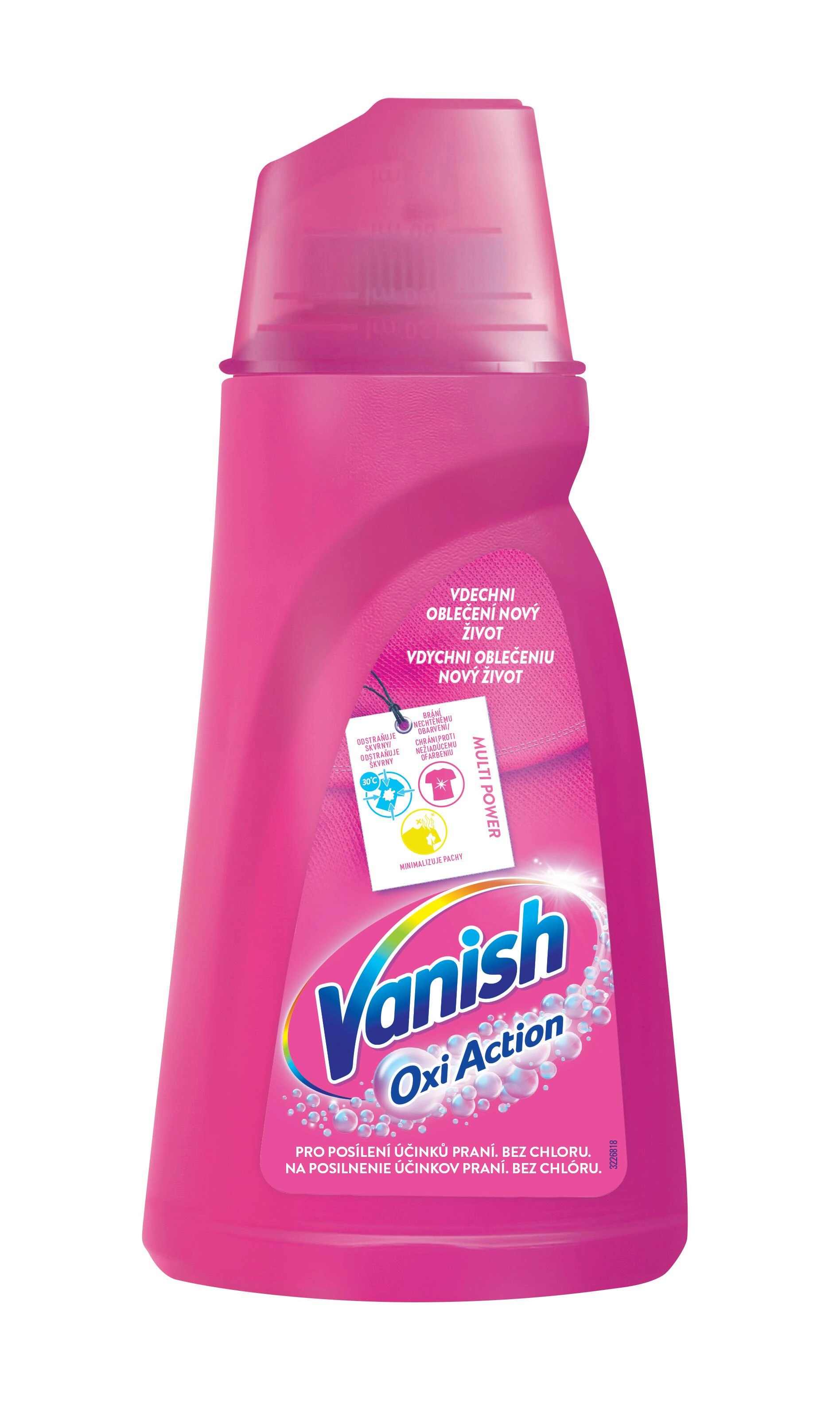 E-shop Vanish Oxi Action tekutý odstraňovač škvŕn na farebnú bielizeň 1 l