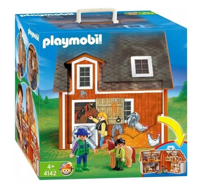 Playmobil prenosná farma – sada figúrok