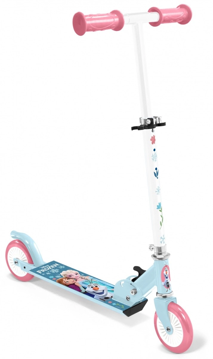 Detská skladacia kolobežka DISNEY FROZEN II s nastaviteľnou riadidlovou tyčou