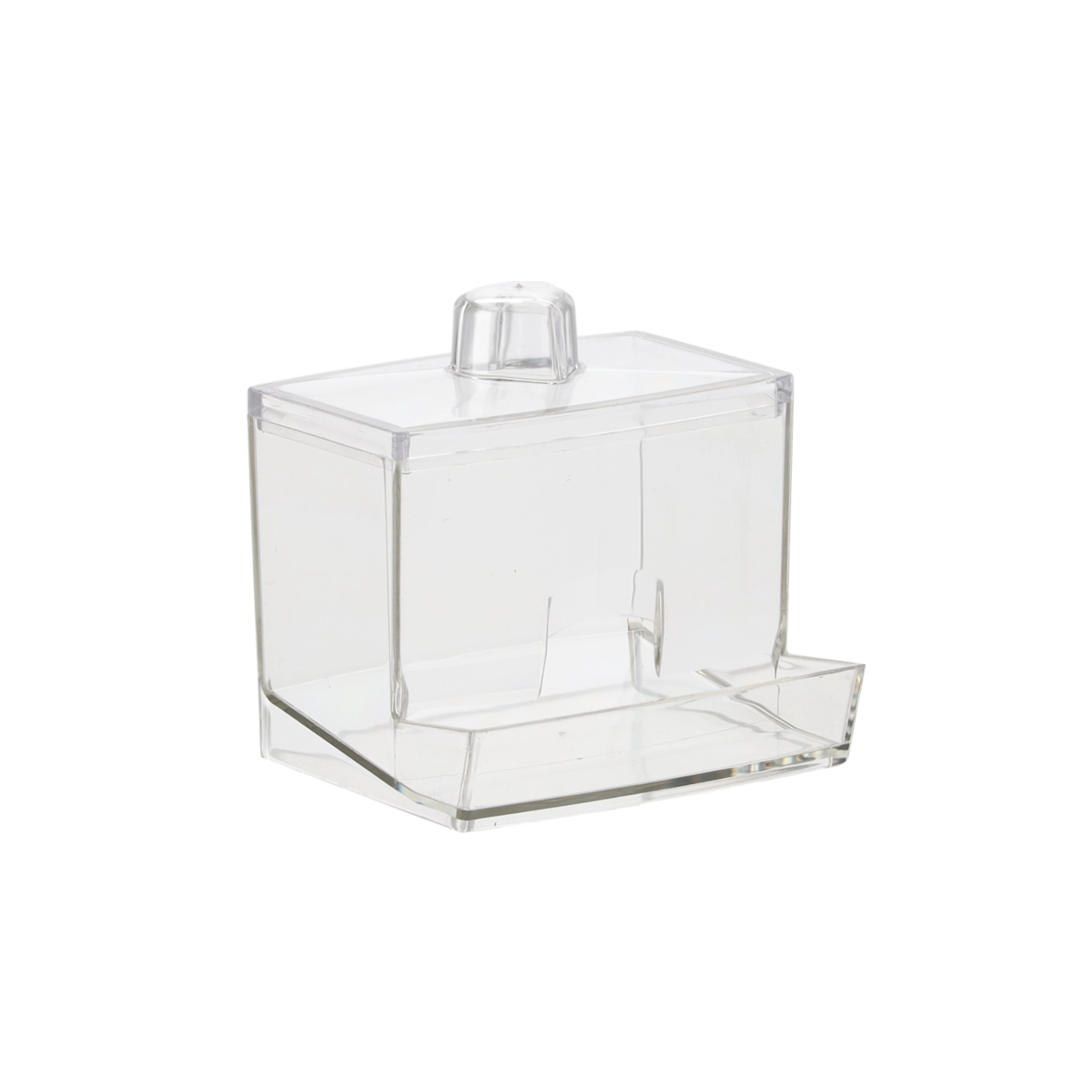 E-shop Dóza na kozmetické vatové tyčinky z plastu 8,7 × 7 × 8 cm