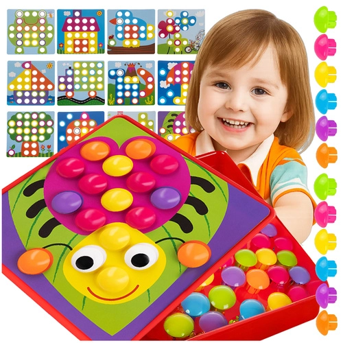 E-shop Montessori Mozaika Tlačidlová Puzzle pre Deti