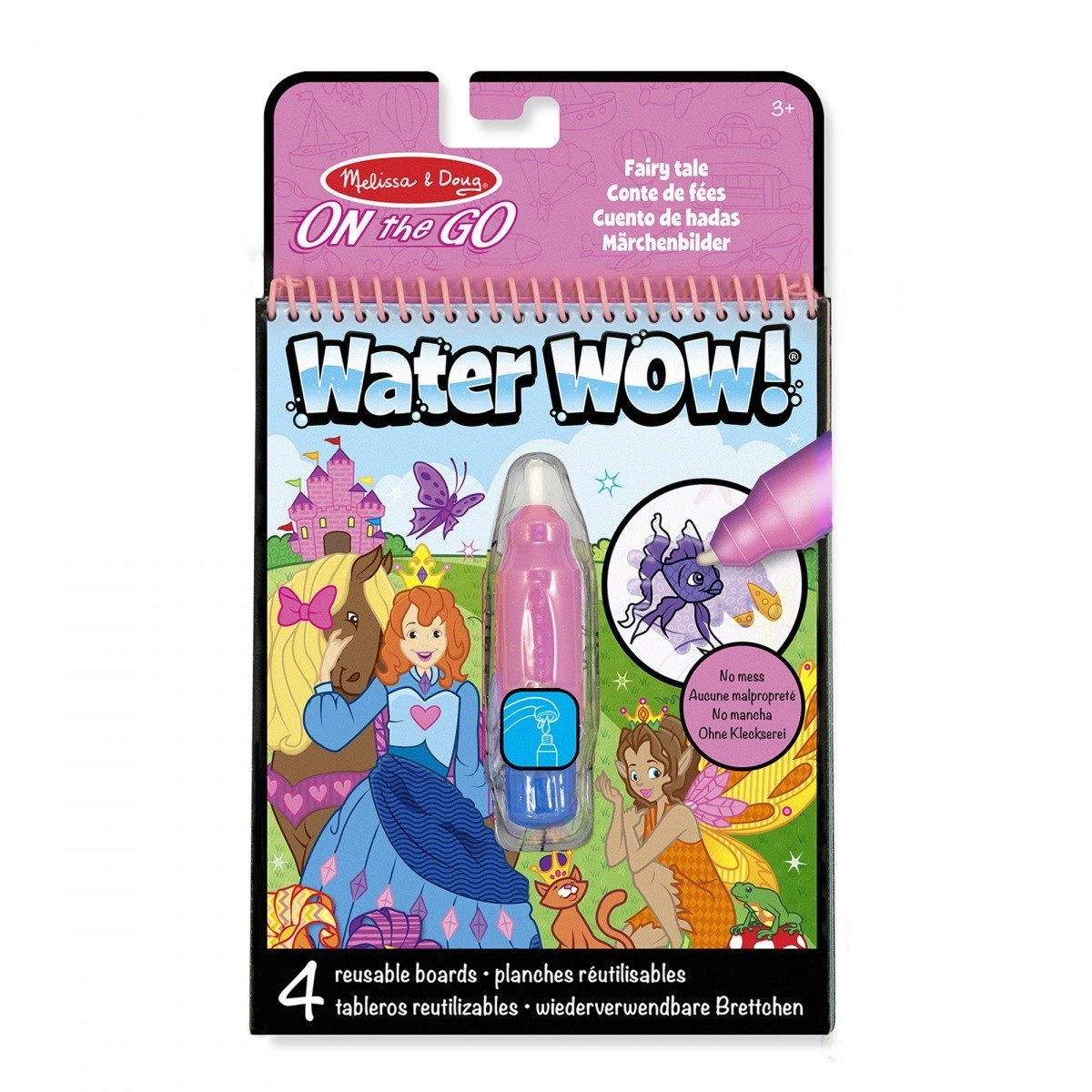 E-shop Melissa & Doug vodné maľovanie – vodné omaľovánky Water WOW! (mix motívov)