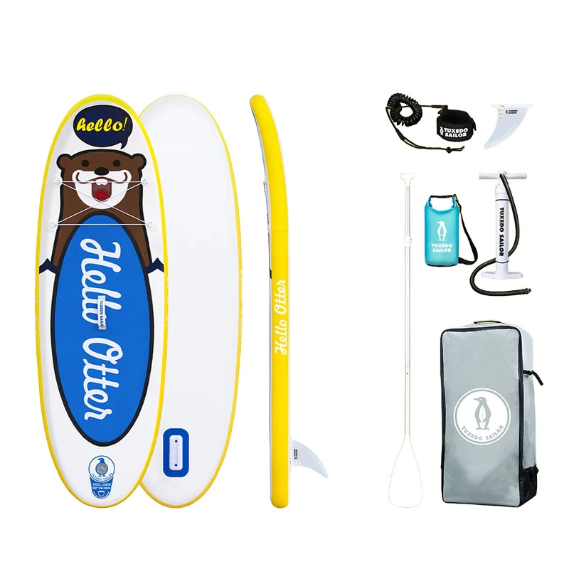 Detský nafukovací paddleboard FunWater Tuxedo Sailor 240 cm (modrý)