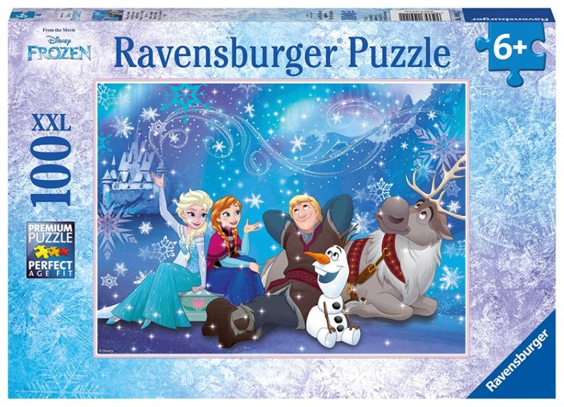 Ravensburger Puzzle Ľadové kráľovstvo: Ľadová mágia XXL 100 dielikov