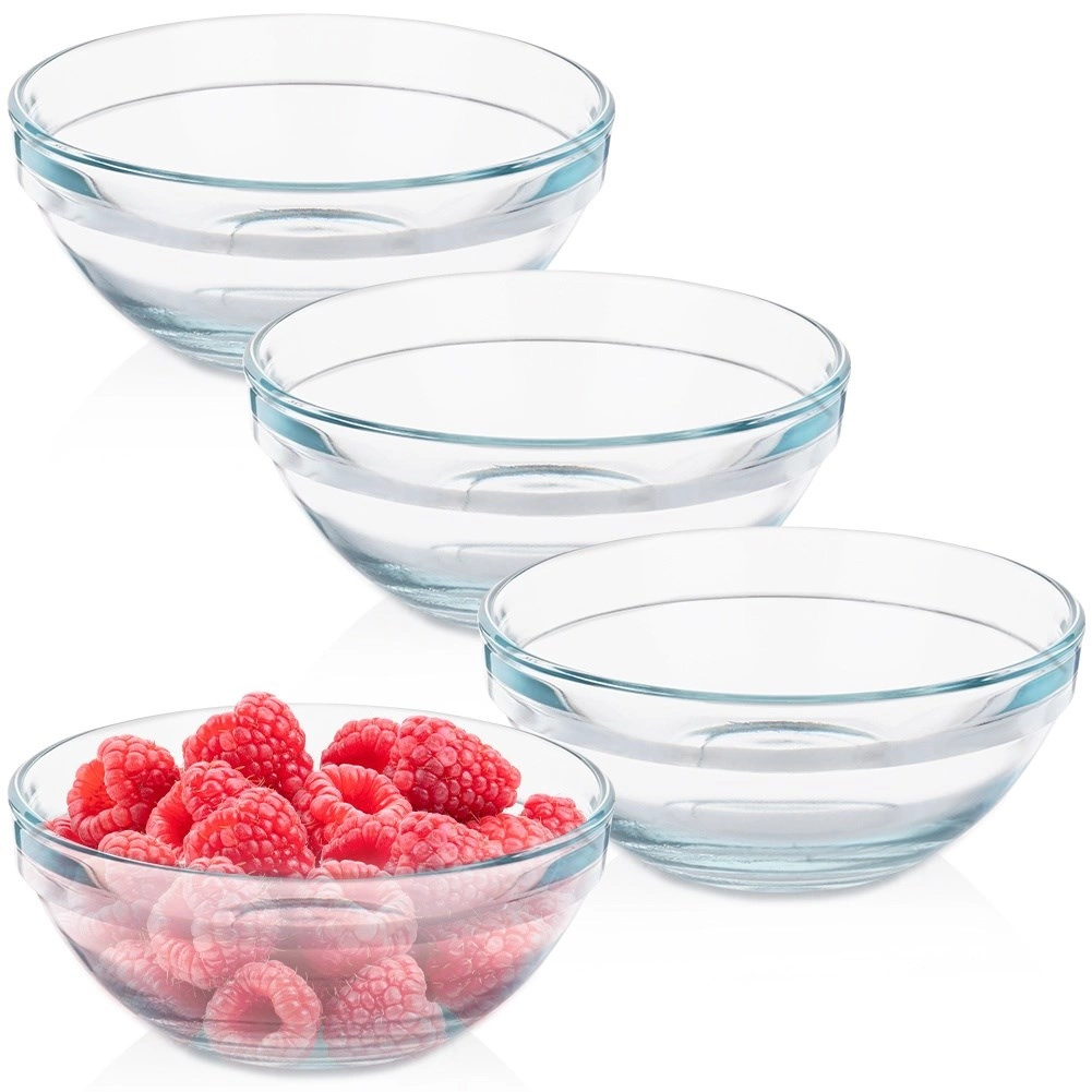 E-shop Sklenené misky 12 cm, 275 ml – sada 4 ks