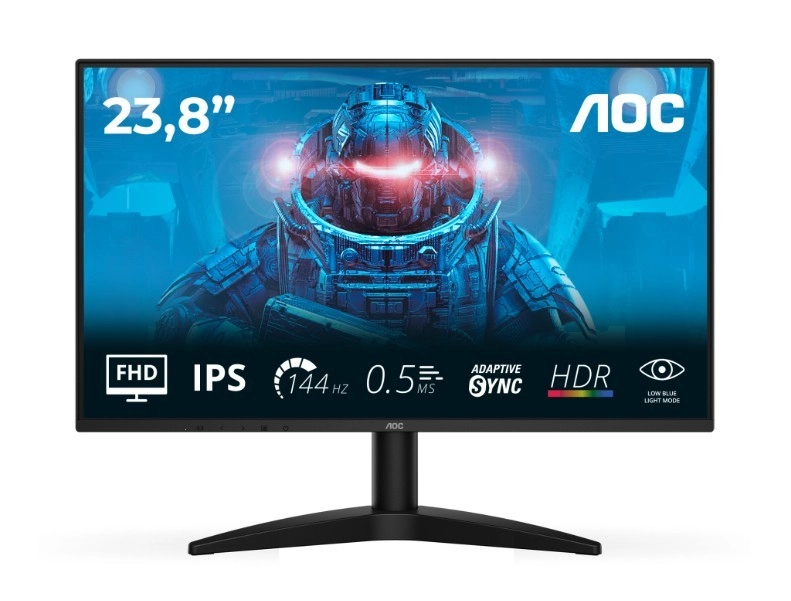 Monitor 23,8" IPS 144 Hz s HDMI a DisplayPortom