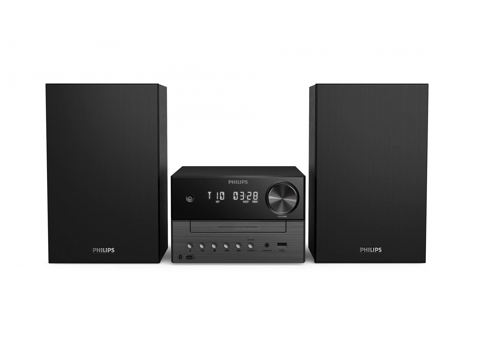 E-shop philips mikrosystém tam3505m2 kompaktné stereo s dab+, cd, bluetooth 5.4 a usb