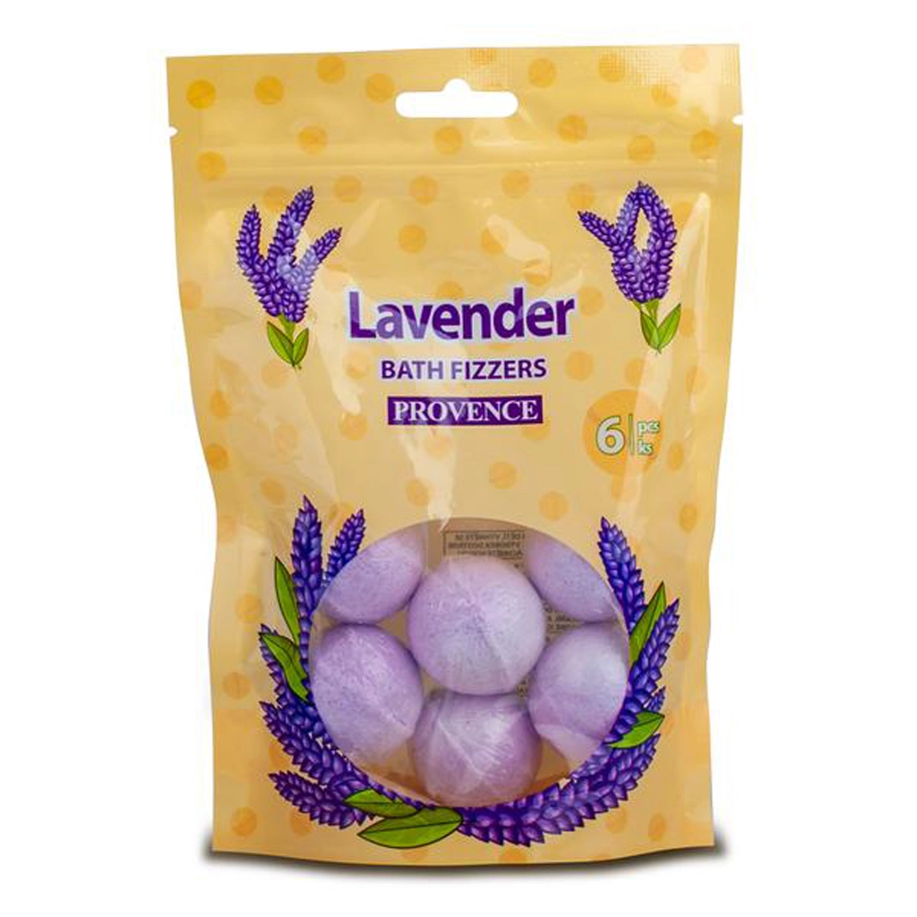 E-shop Provence Šumivá bomba do kúpeľa levanduľa 6x20g