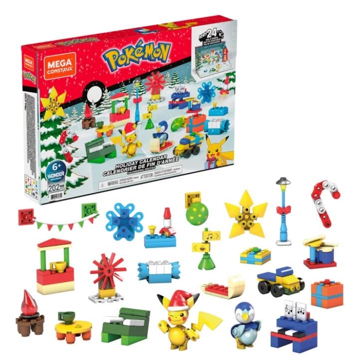 Adventný kalendár Mega Construx Pokémon