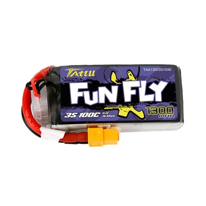 E-shop Tattu Akumulátor Funfly 1300mAh 11,1V 100C 3S1P
