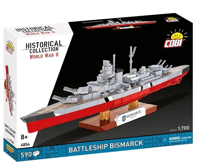 E-shop Cobi 4854 II WW Battleship Bismarck, 1:700, 590 k