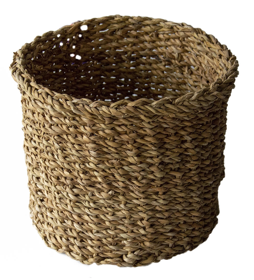 E-shop M.A.T Group košík okrúhly veľký pr.25x20cm morská tráva
