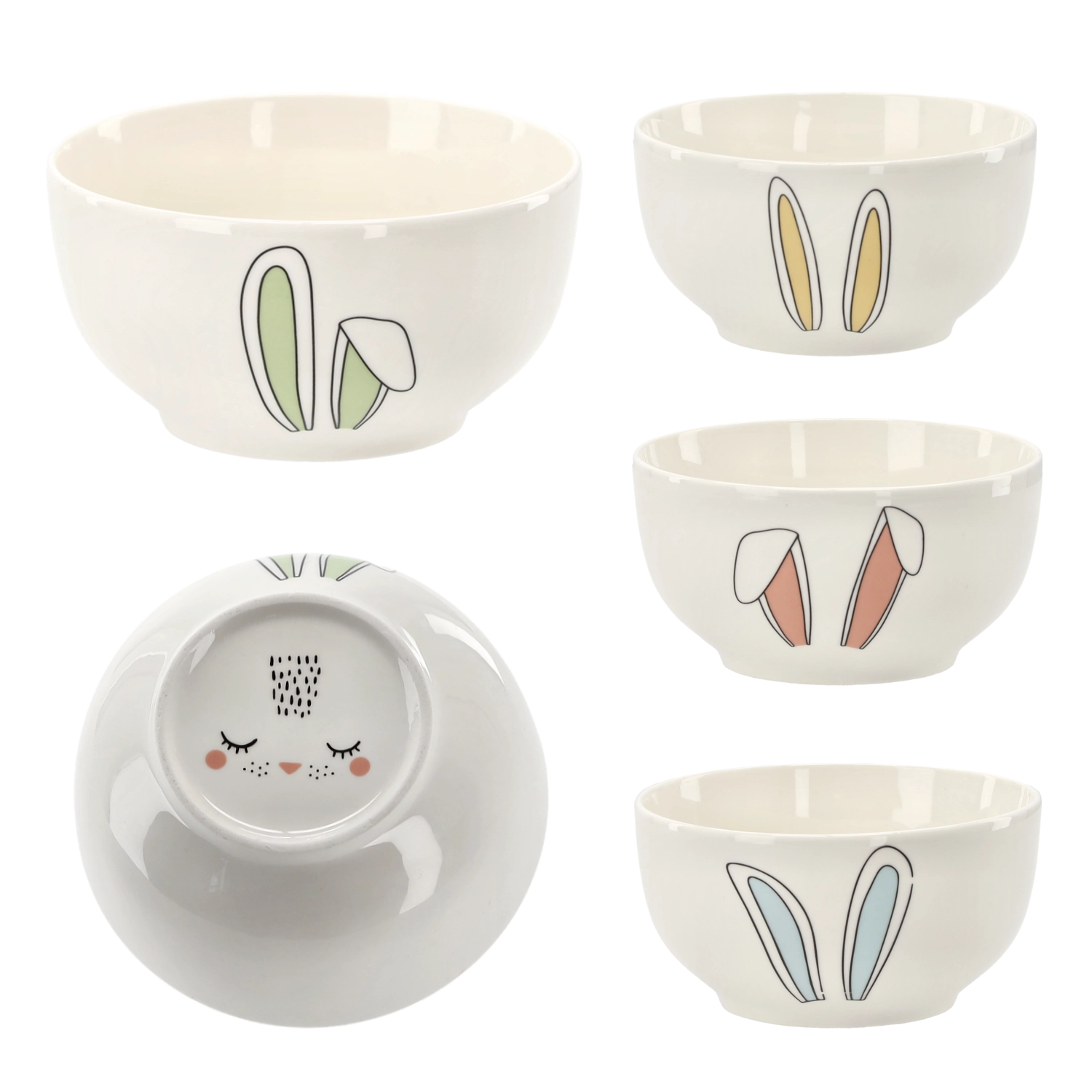 Porcelánová miska so zajačími uškami 480 ml