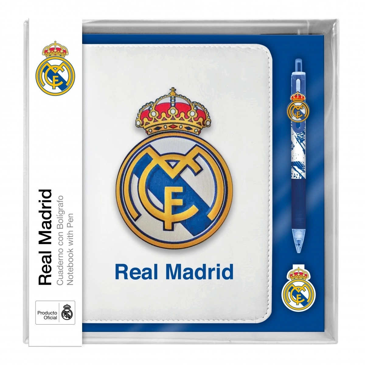E-shop Súprava zápisník s 10‑farebným perom REAL MADRID
