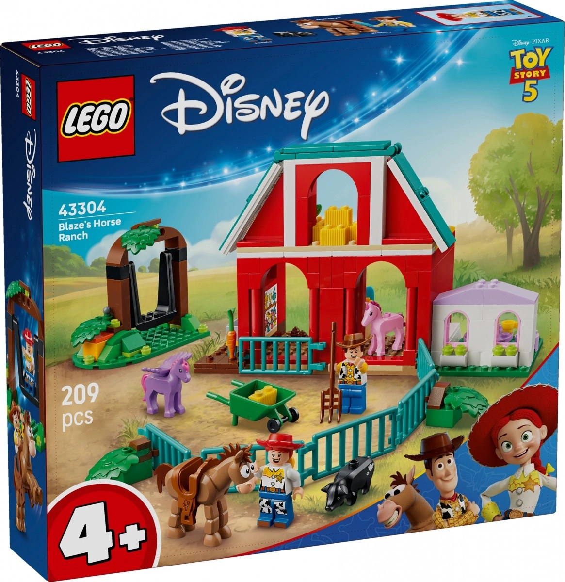 E-shop LEGO® Disney 43304 Blazeova koňská farma