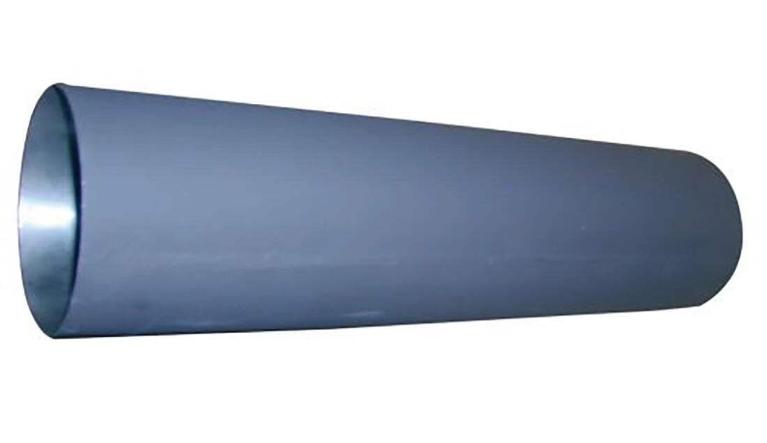 E-shop Dymovodná rúra 125 mm, dĺžka 750 mm, čierna