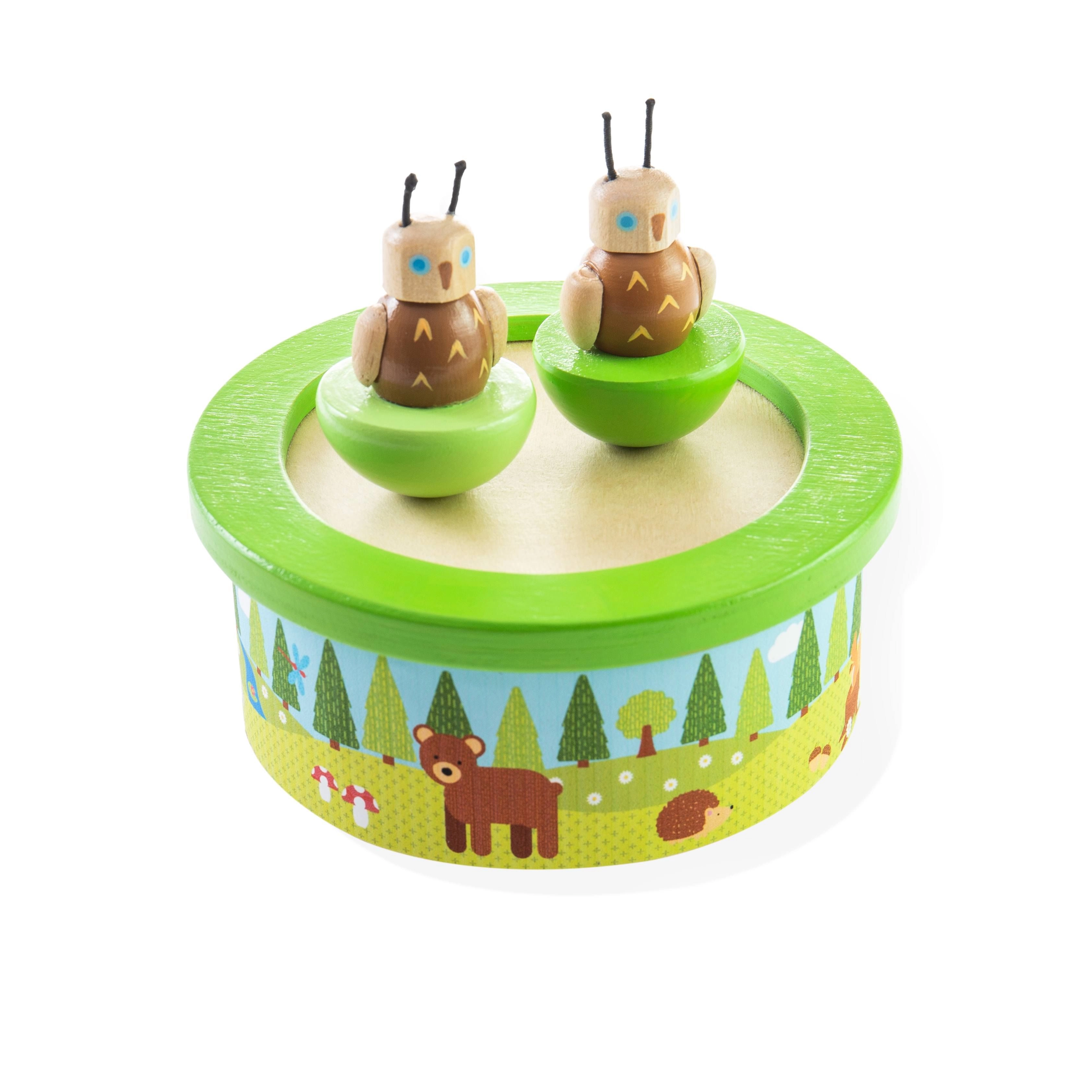 E-shop Bigjigs Toys drevená hracia skrinka Woodland