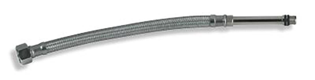 E-shop Prívodná nerezová hadica M10 × 3/8" s nástavcom, 50 cm