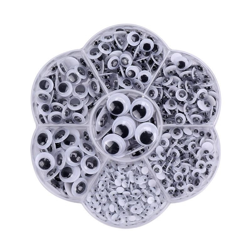 Samolepiace pohyblivé očká 500 ks