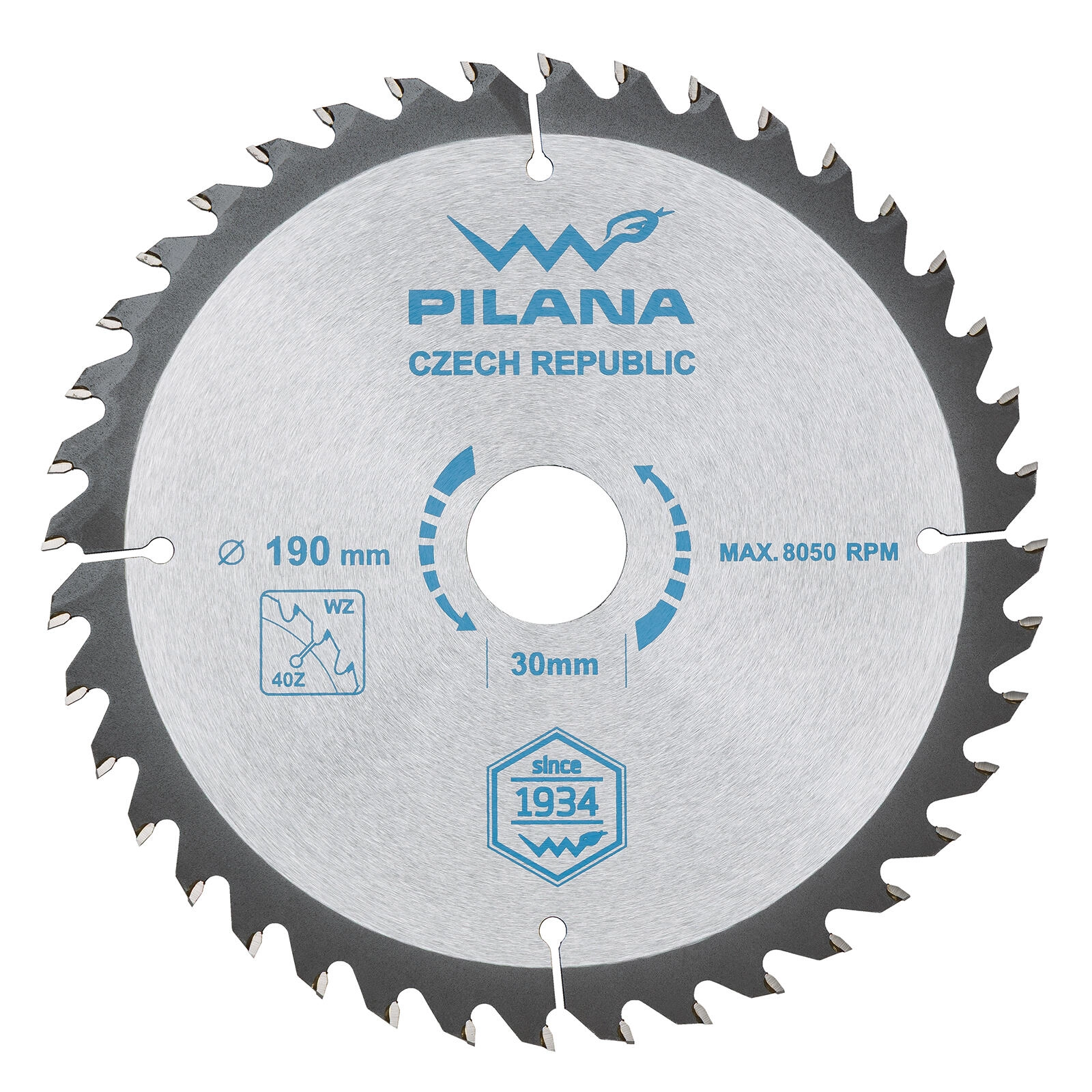 E-shop Pílový kotúč PILANA 190 mm, 40 zubov, karbidový