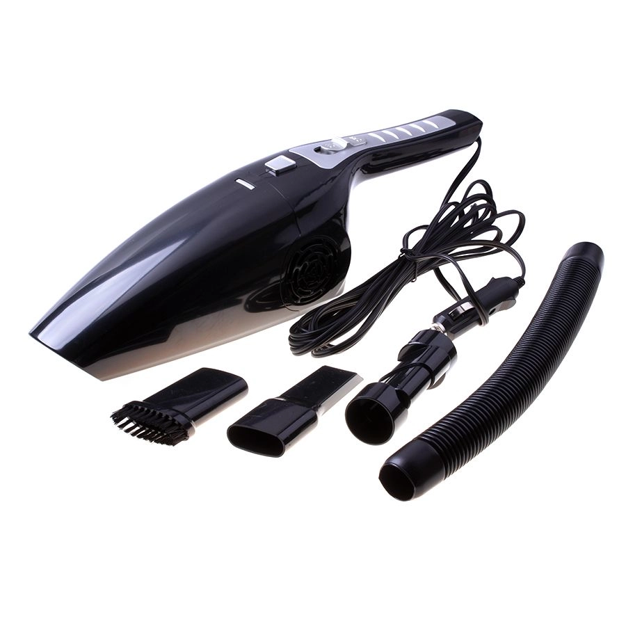 Ručný bezsáčkový autovysávač 12V – čierny