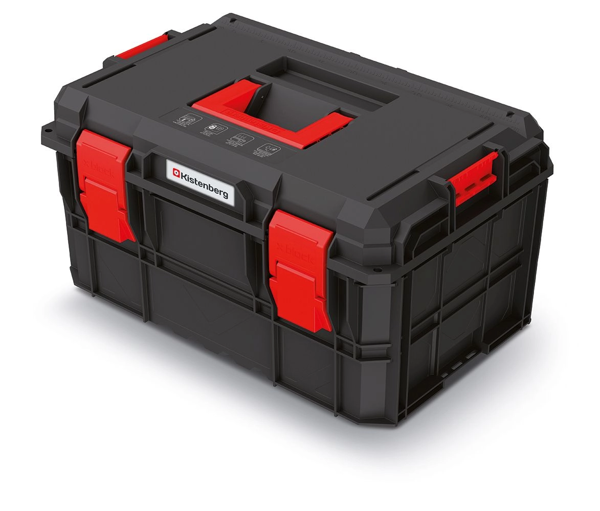 E-shop Kistenberg Kufr na nářadí X-BLOCK PRO 54,6x38x30,7 cm černo-červený KXB604030-S411