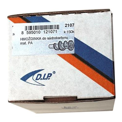 Hmoždinka do sádrokartonu plast. (150ks) papír.obal