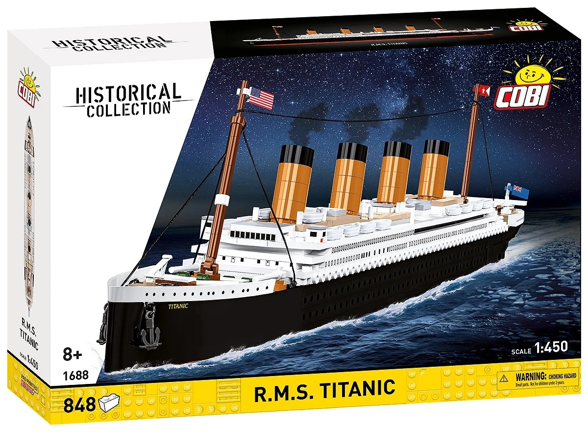 E-shop Cobi 1688 R.M.S. Titanic, 1:450, 848 k