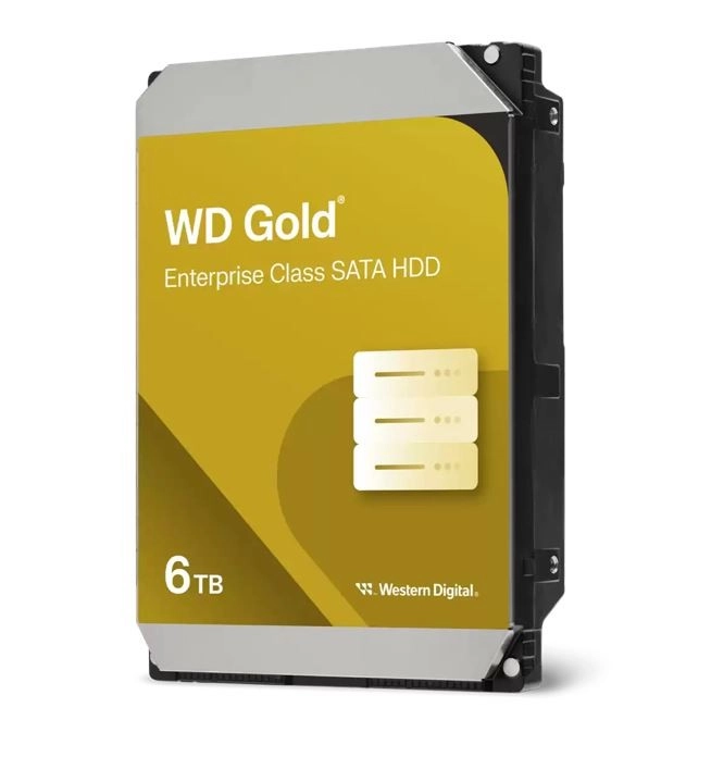 Podnikový pevný disk WD Gold 6TB SATA