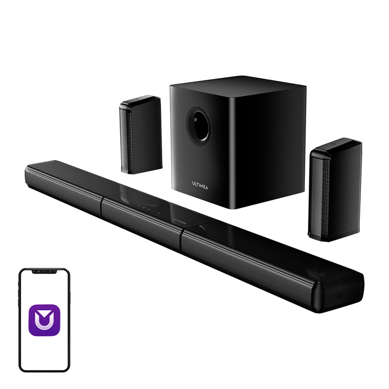 ultimea apollo s70 ultra soundbar 7.1 so subwooferom a zadnými reproduktormi