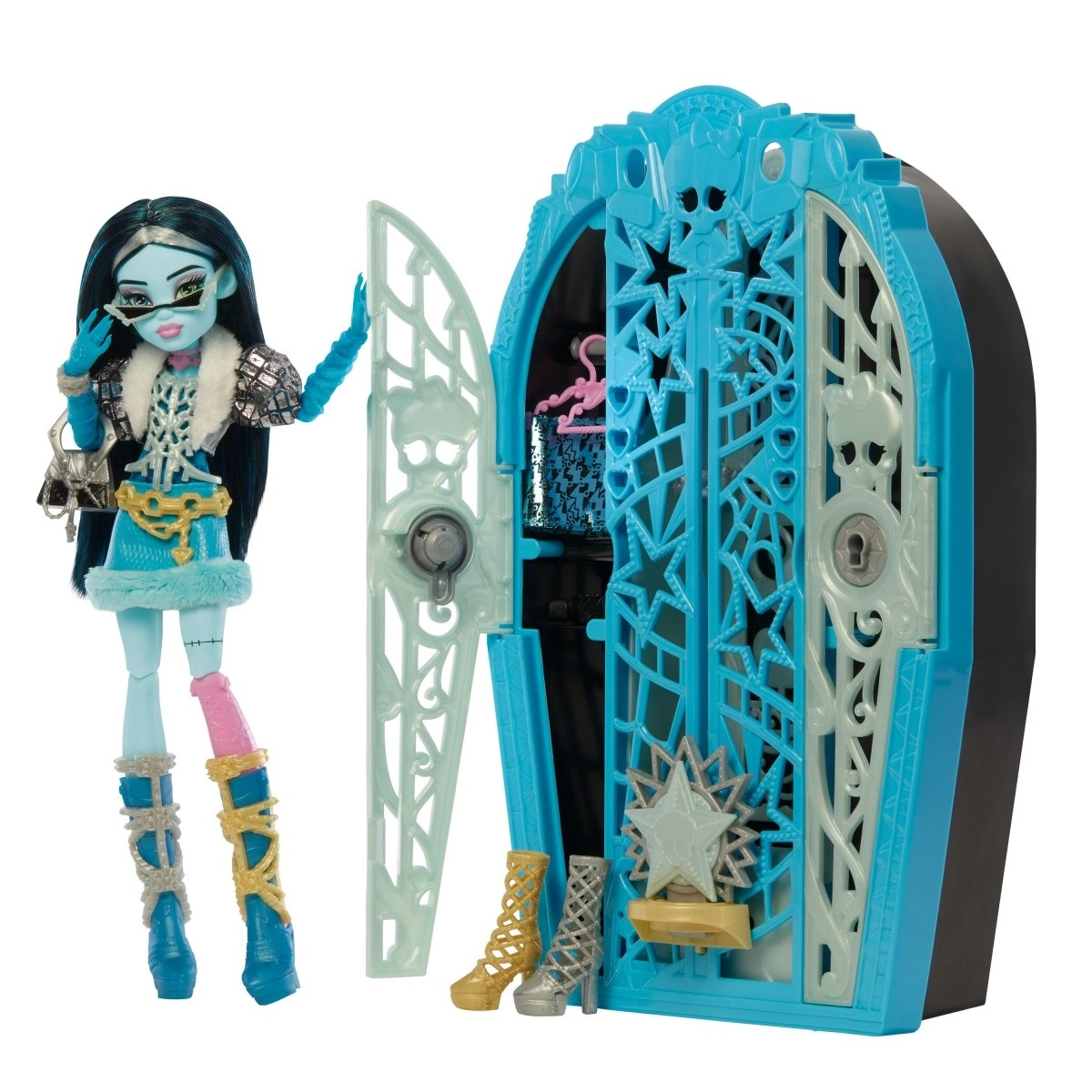 Monster High Straszysekrety Frankie Stein bábika s tajomstvom Hollyduch