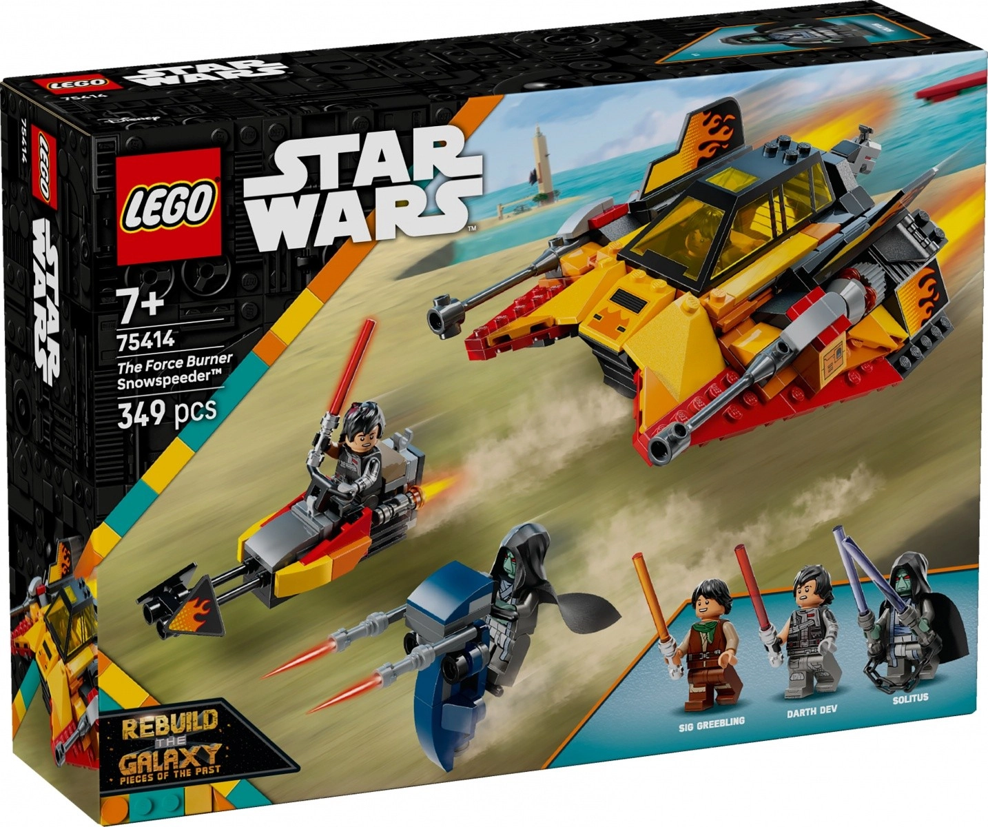 Kocky Star Wars 75414 Ohnivý snehový klzák