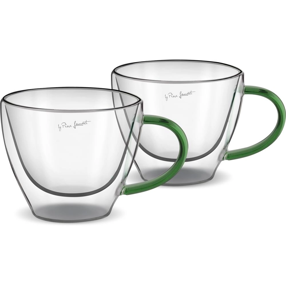 Lamart súprava termo pohárov na cappuccino Vaso 190 ml, zelená, 2 ks