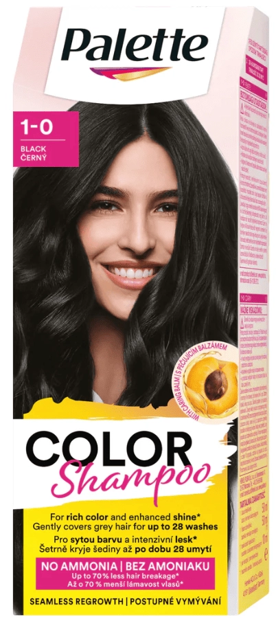 E-shop Schwarzkopf Palette Color Shampoo 113 čierna