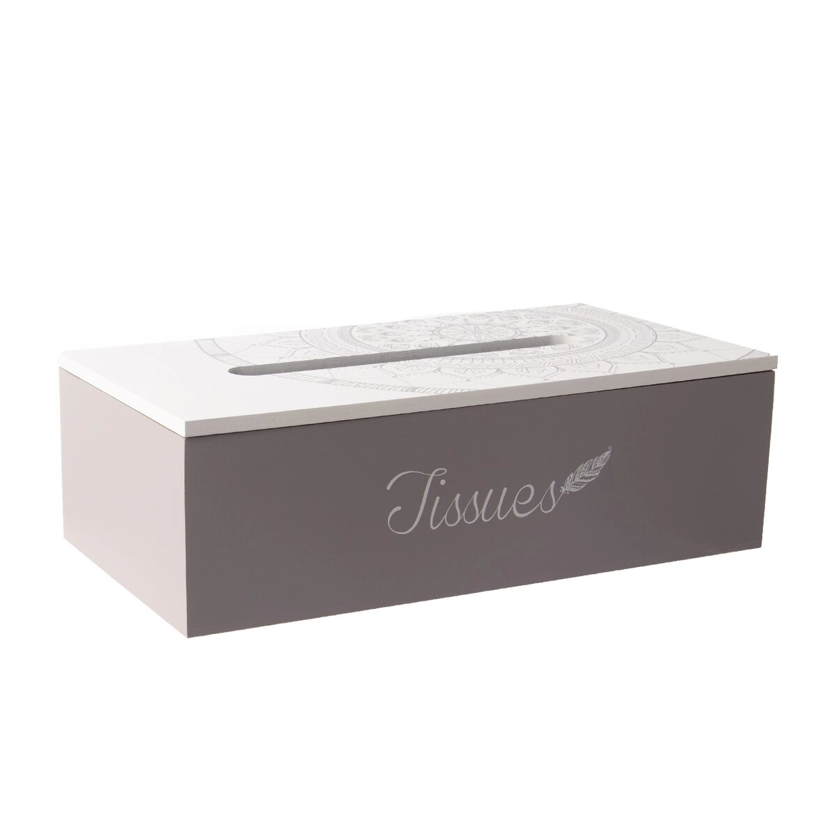 E-shop Drevený box na papierové vreckovky s motívom mandaly 24 × 14 × 10 cm