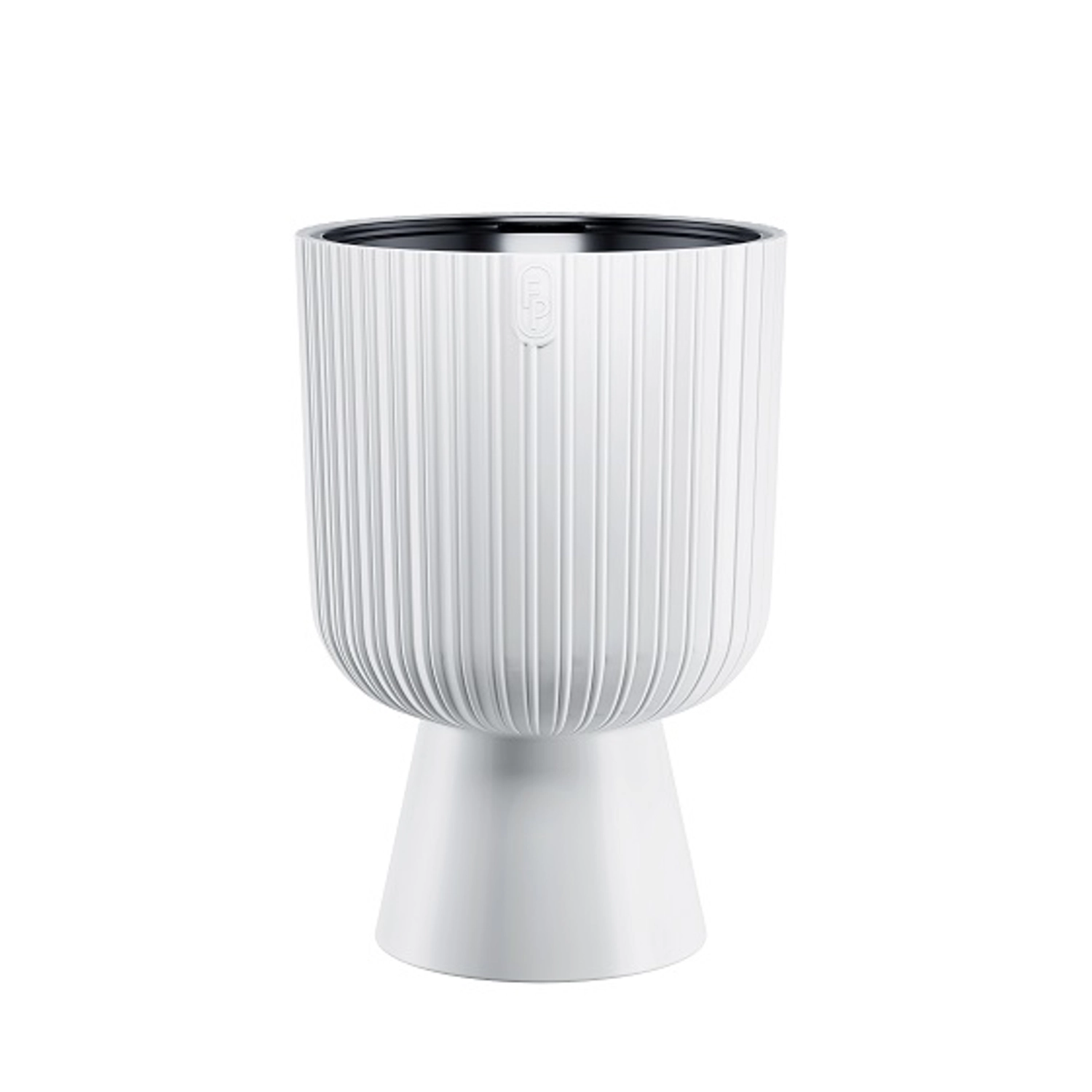 E-shop Kvetináč KELI Mika 30 cm biely s vložkou