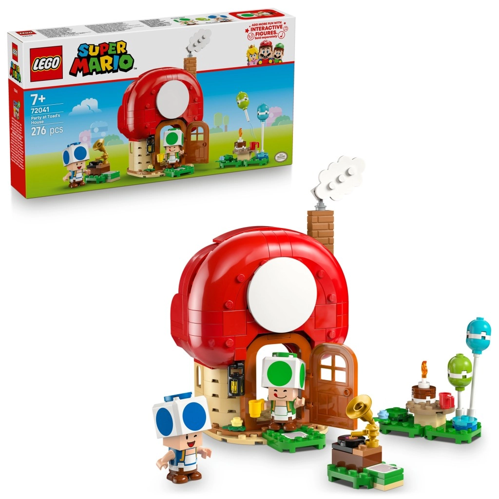 LEGO Super Mario Toadov domček – párty set
