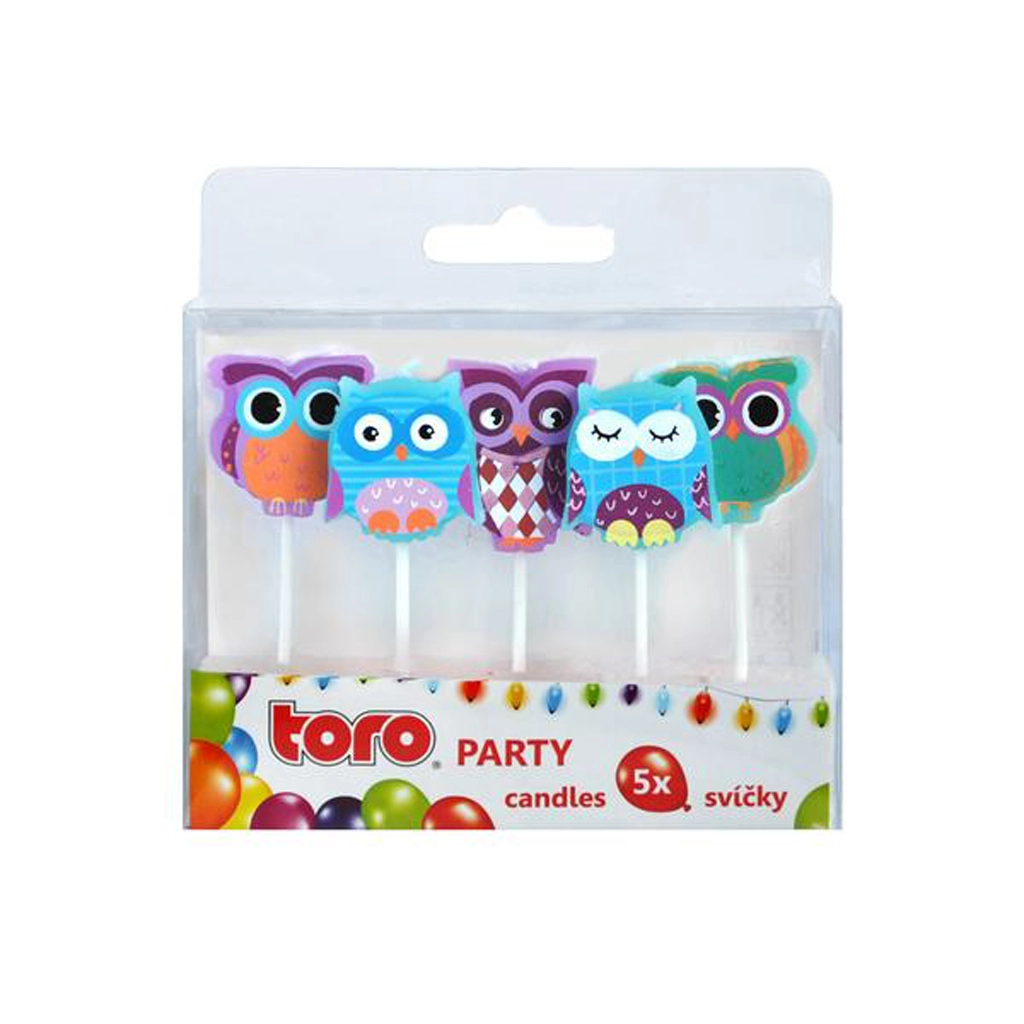 E-shop TORO Tortová sviečka zapichovacia sova