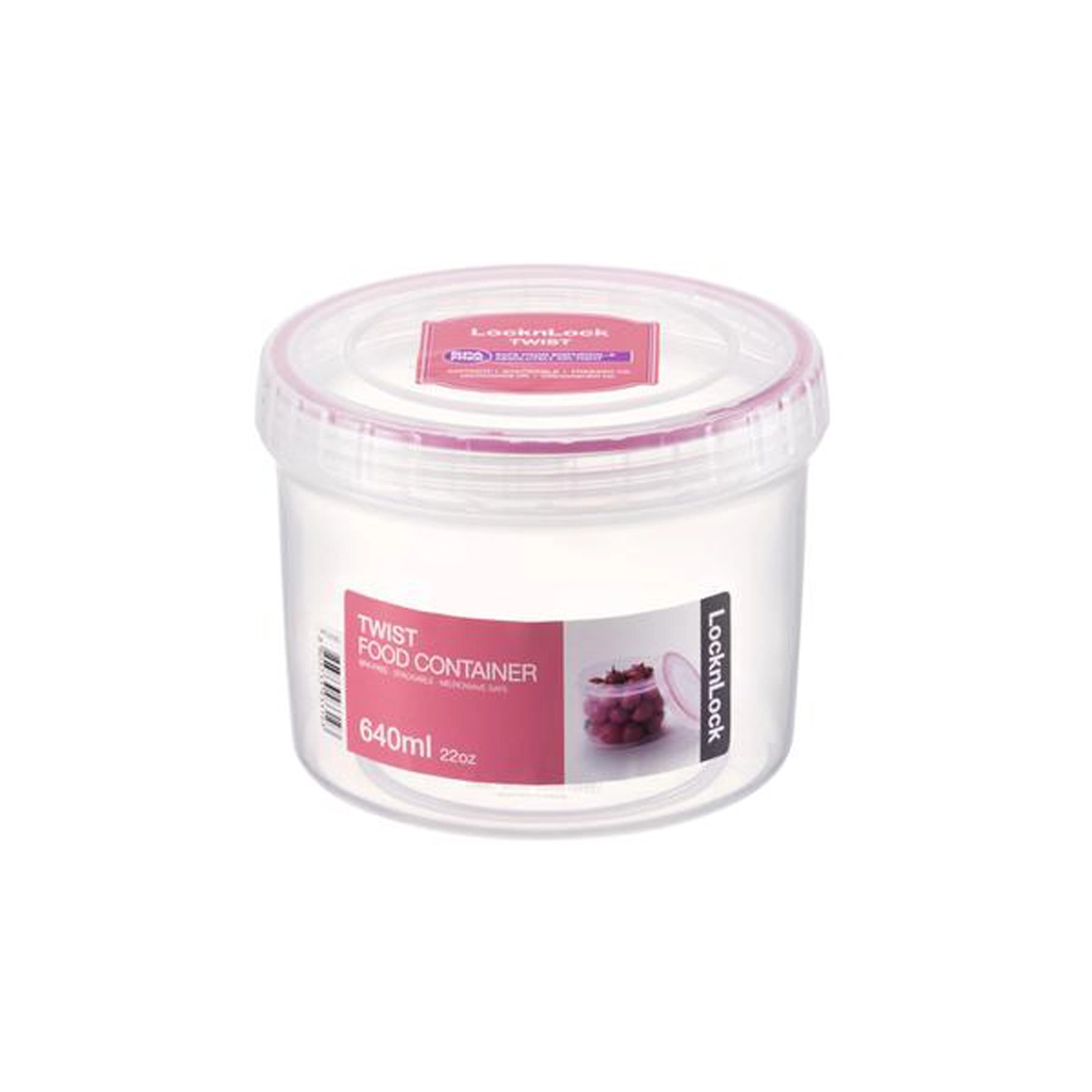 E-shop Lock & Lock Dóza Dóza Twist Gulatá 640 ml