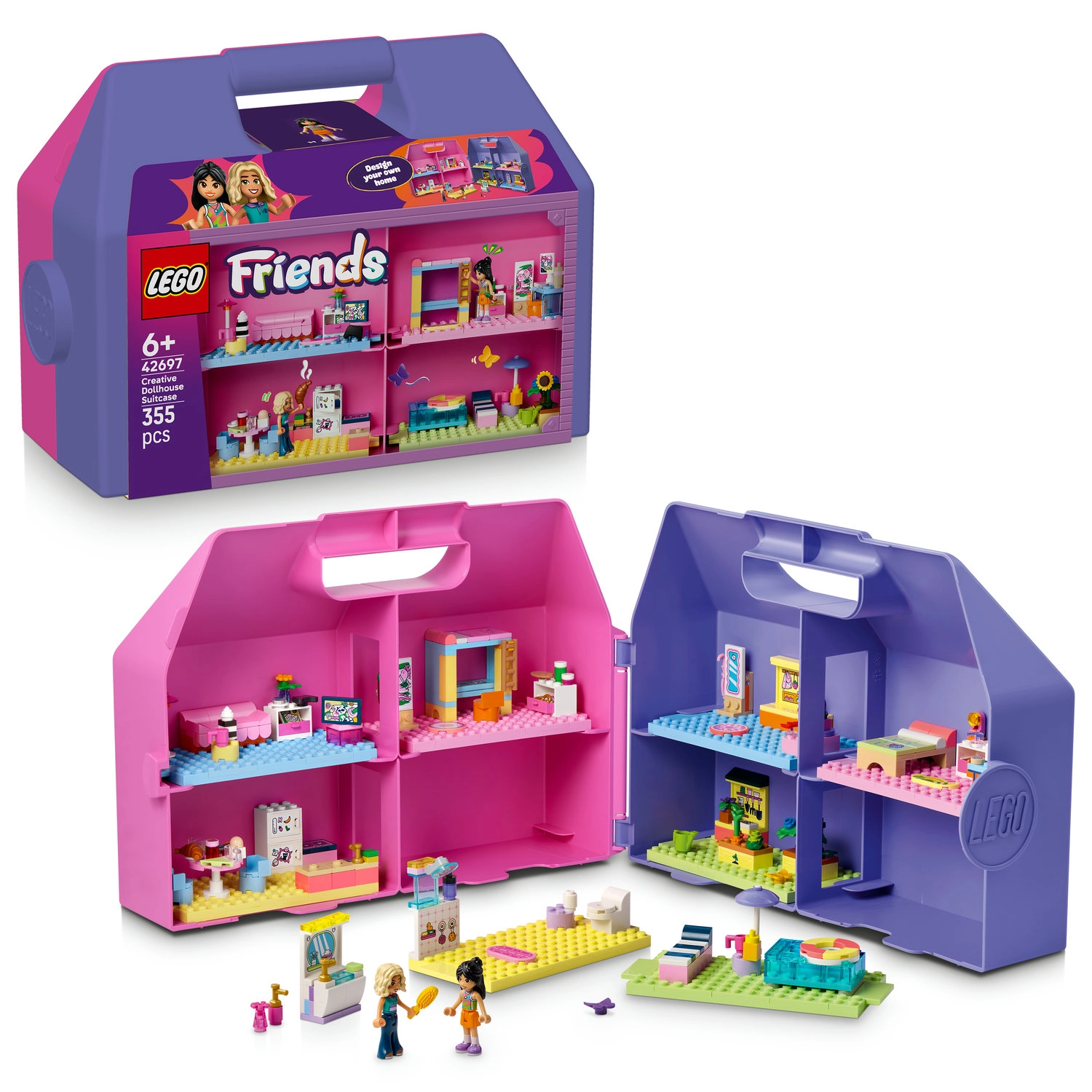 LEGO® Friends 42697 Kreatívny kufrík s domčekom pre bábiky