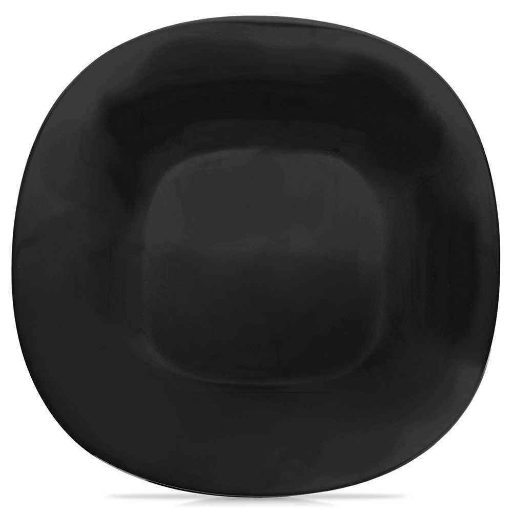E-shop Orion Plytký tanier LUNA black 26x26 cm