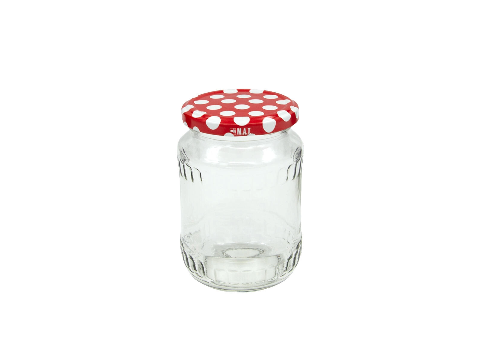 E-shop Zaváracie poháre 370 ml TWIST 66 s bodkovaným viečkom, sada 8 ks