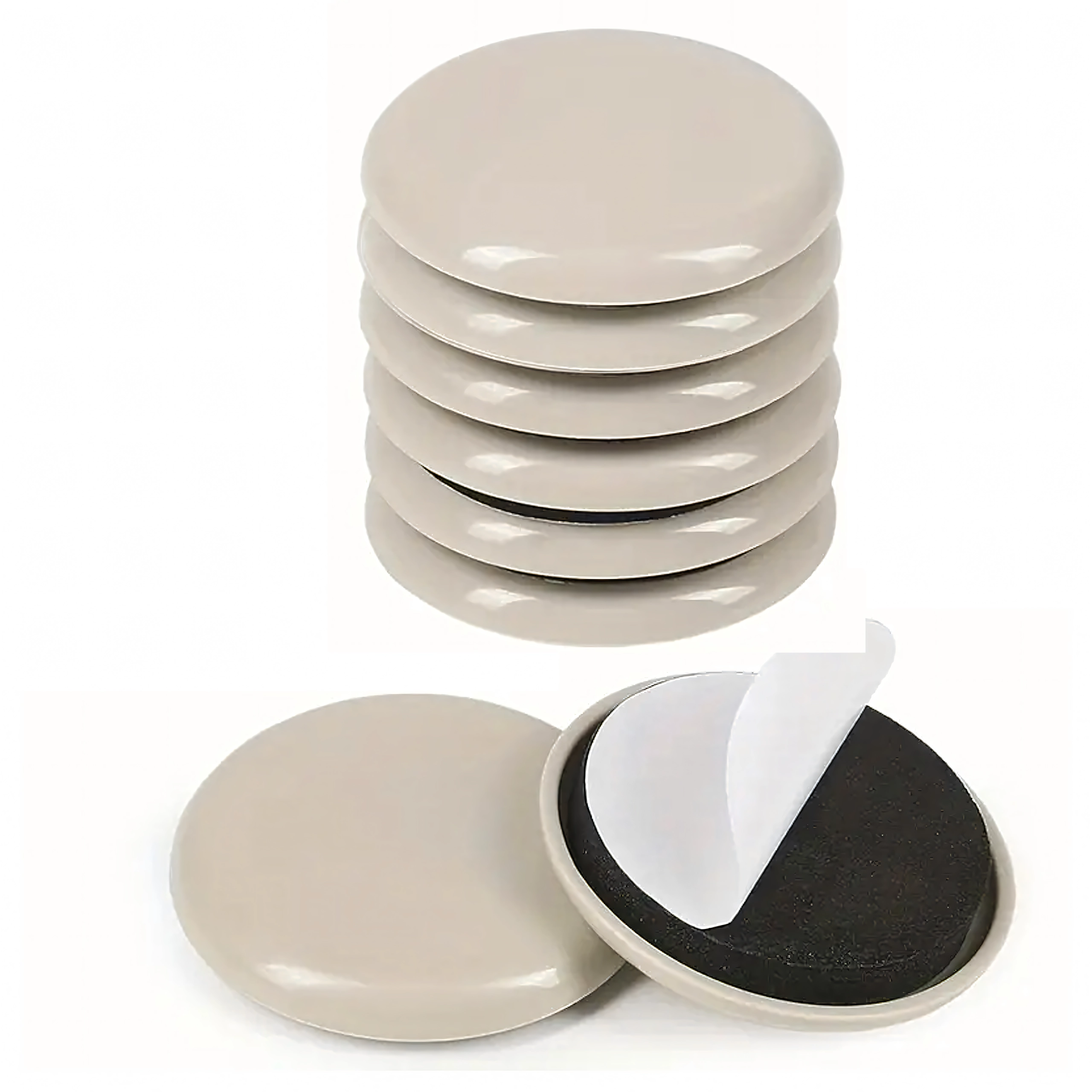 E-shop Samolepiace klzné podložky pod nábytok 42 mm, sada 8 ks