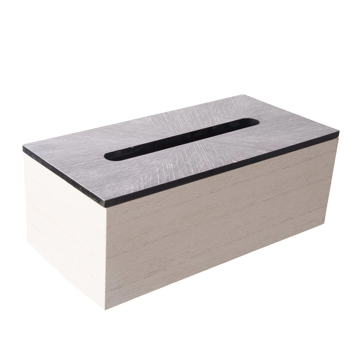 E-shop Drevený box na papierové vreckovky hnedý 24 × 12 × 9 cm