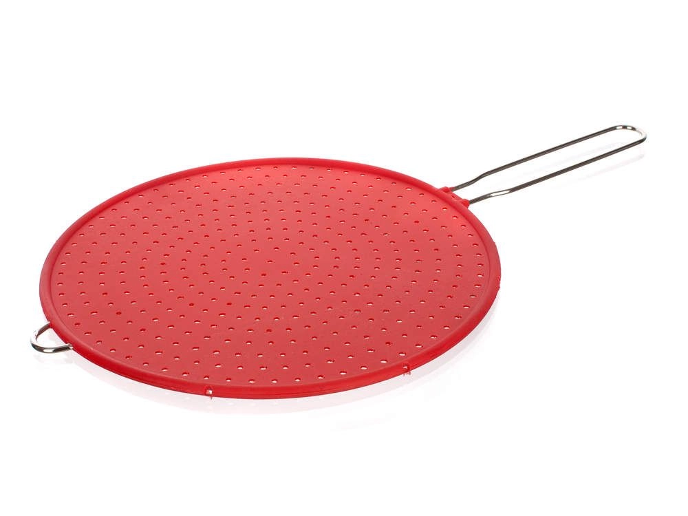 E-shop BANQUET Silikónové ochranné sito na panvicu 28 cm CULINARIA red