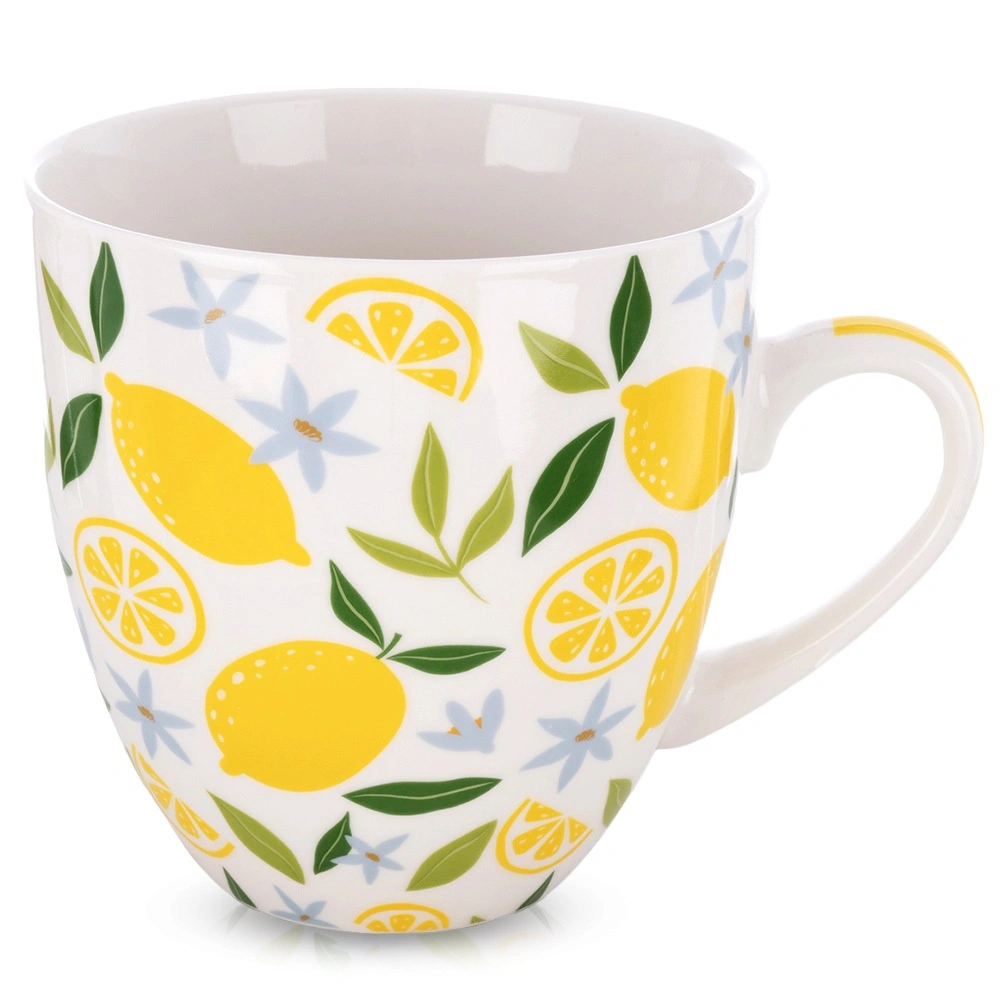 Porcelánový hrnček s citrónmi XXL 1 l