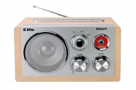 Rádio BAŽANT USB svetlý buk