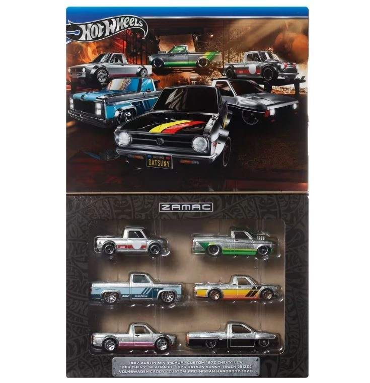 E-shop Hot Wheels Sada 6 Auto Zamac